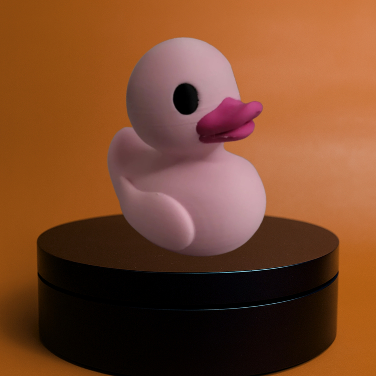 Sevimli pembe ördek | Mini Fiğür