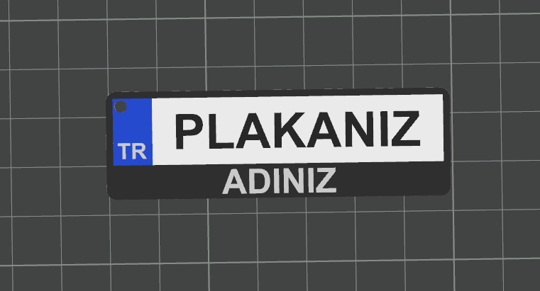 Plakalı anahtarlık | Kişiye özel