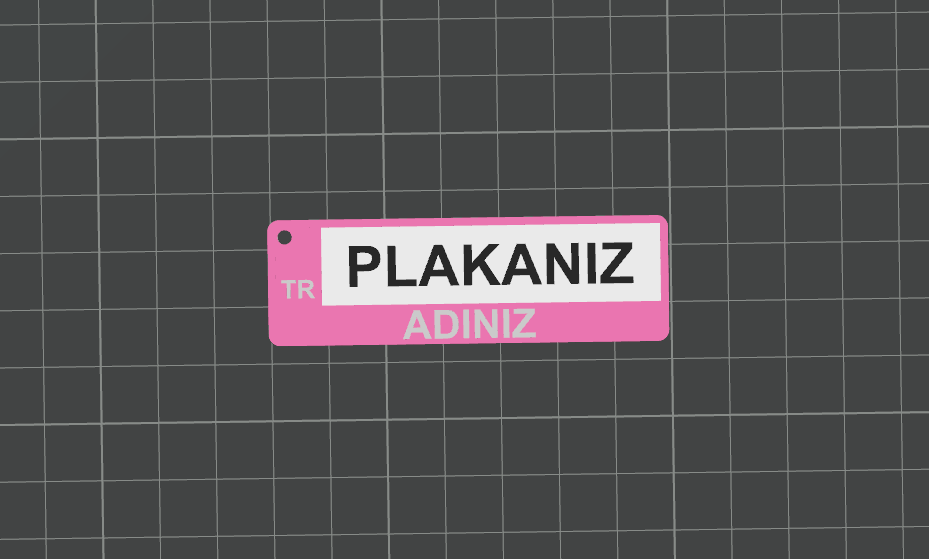 Plakalı anahtarlık | Kişiye özel