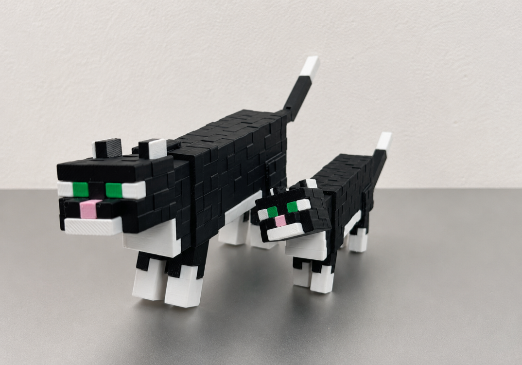 Minecraft Kedi Figürü Seti