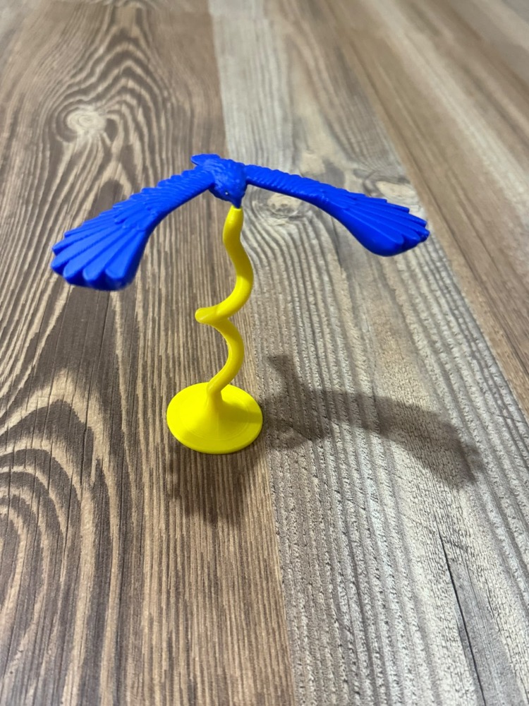 Denge Kuşu Masa Oyuncak Ve Biblo - 3D Yazıcı Üretimi Eğitici Masa Üstü Aksesuarı