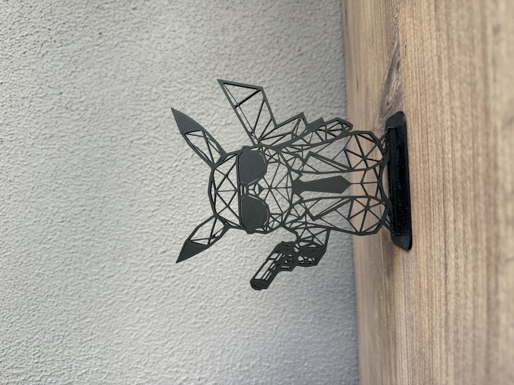 Pokemon Ajan Pikachu 2.5D Line Art