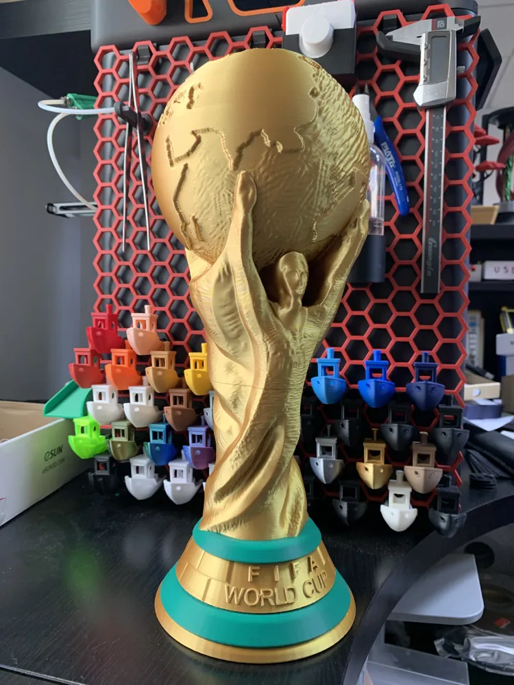 FIFA Dünya Kupası Replika Obje | Altın Sarısı 3D Tasarım