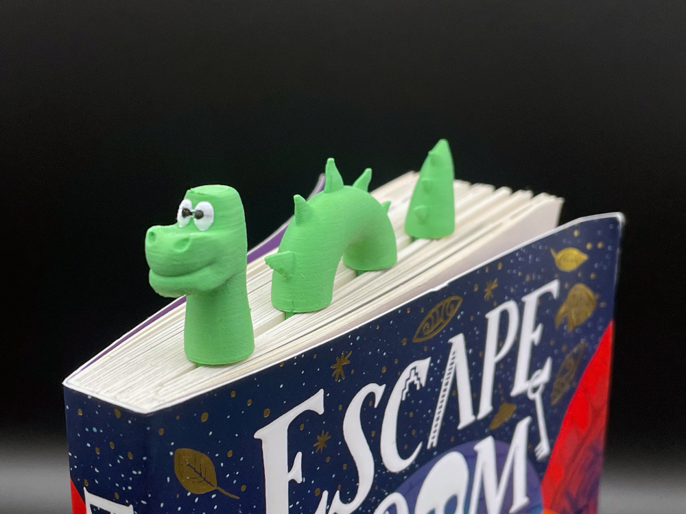 Nessie Tasarımlı 3D Kitap Ayracı - Okuma Arkadaşın