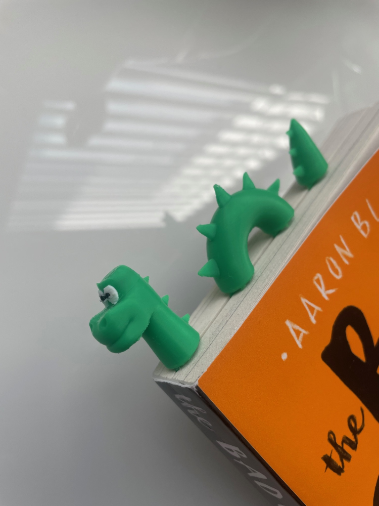 Nessie Tasarımlı 3D Kitap Ayracı - Okuma Arkadaşın