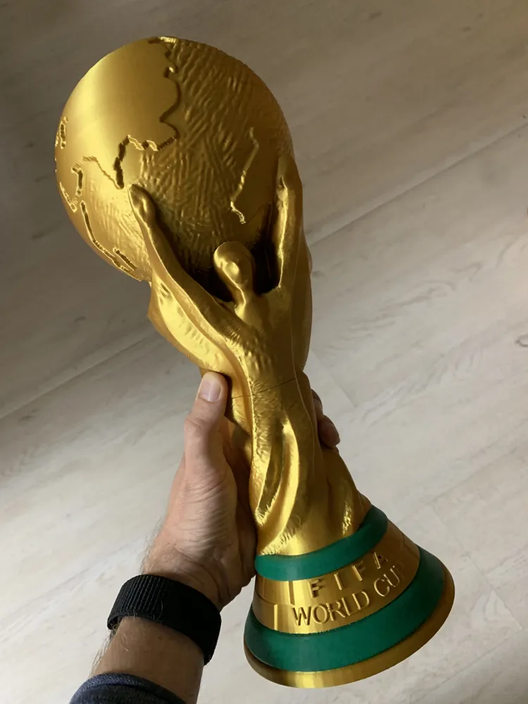 FIFA Dünya Kupası Replika Obje | Altın Sarısı 3D Tasarım