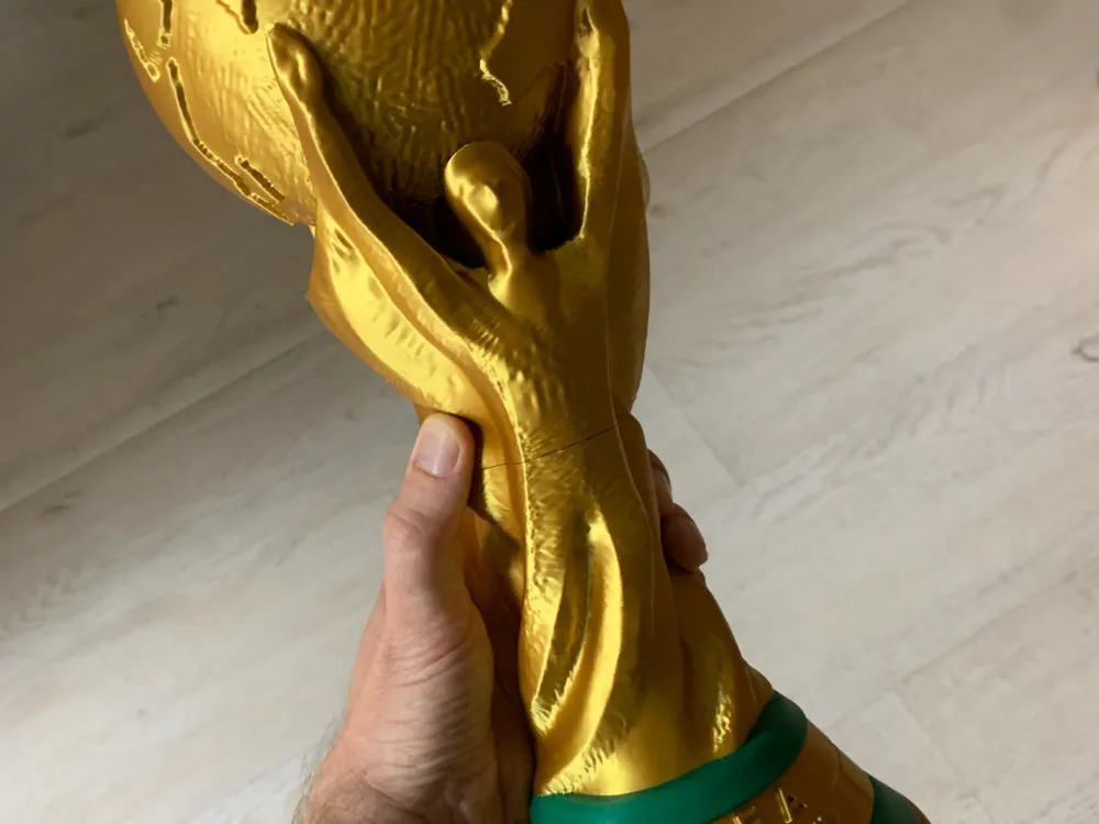 FIFA Dünya Kupası Replika Obje | Altın Sarısı 3D Tasarım
