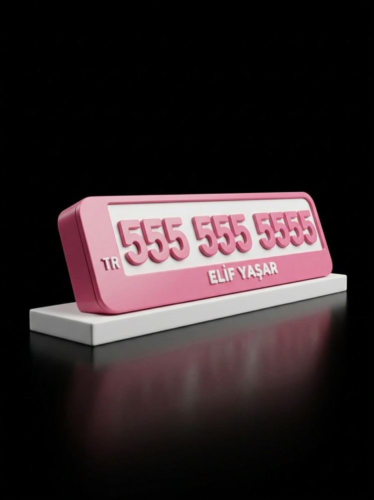 Araba Numaratörü - PEMBE
