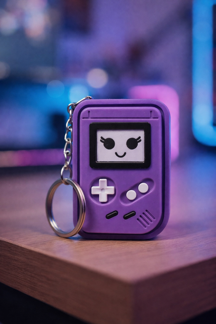 Gameboy Clicker Anahtarlık