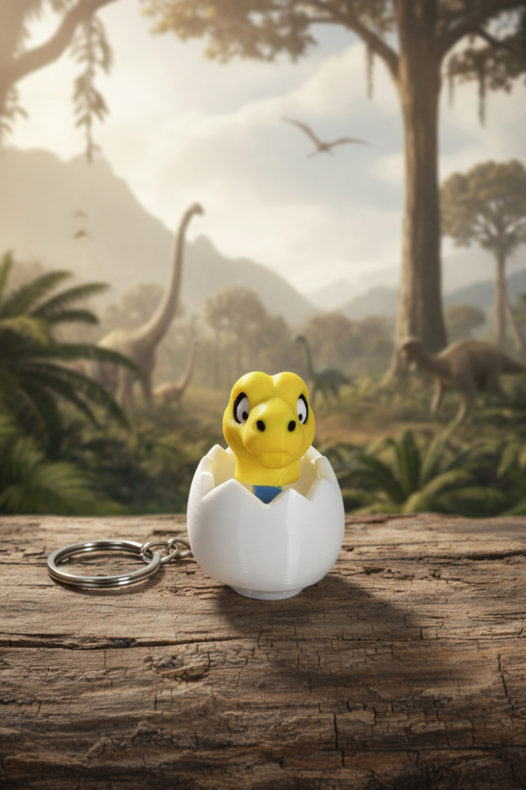 Dinozor Clicker Anahtarlık