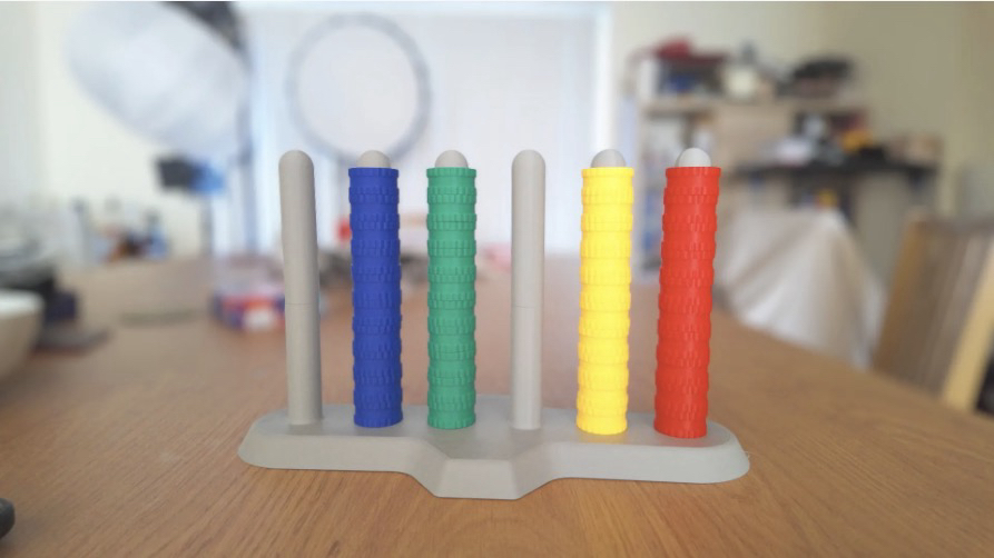 3D Baskı Renk Sıralama Bulmacası / Eğitici IQ Zeka Oyunu (Color Sorting Puzzle)