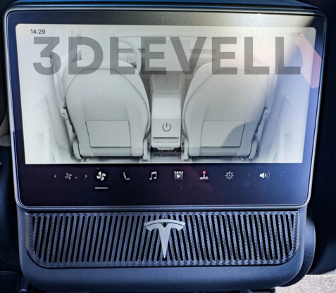 TESLA MODEL Y JUNIPER HAVALANDIRMA KORUYUCU KAPAK (LOGOLU)