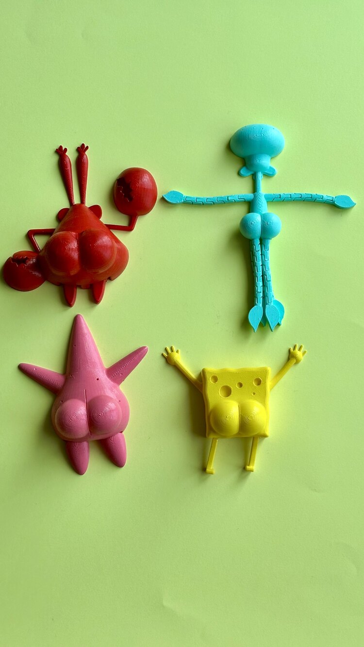 SÜNGER BOB VE AİLESİ MAGNETLERİ