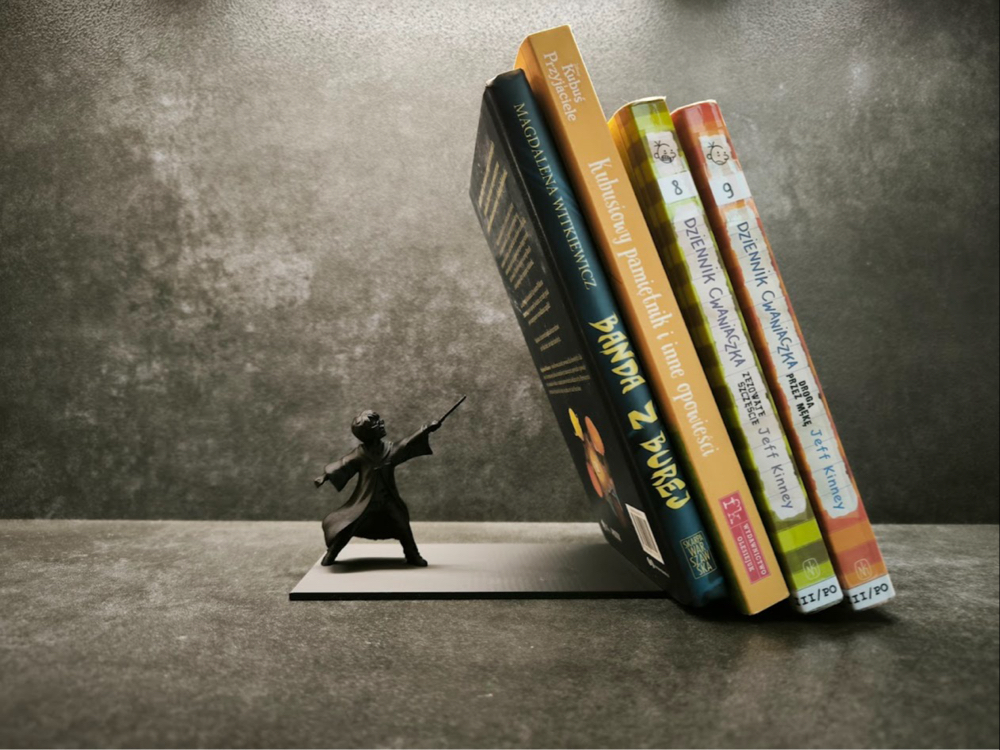 ⚡ KÜTÜPHANENİZDE SİHRE YER AÇIN: HARRY POTTER KİTAP TUTUCU 