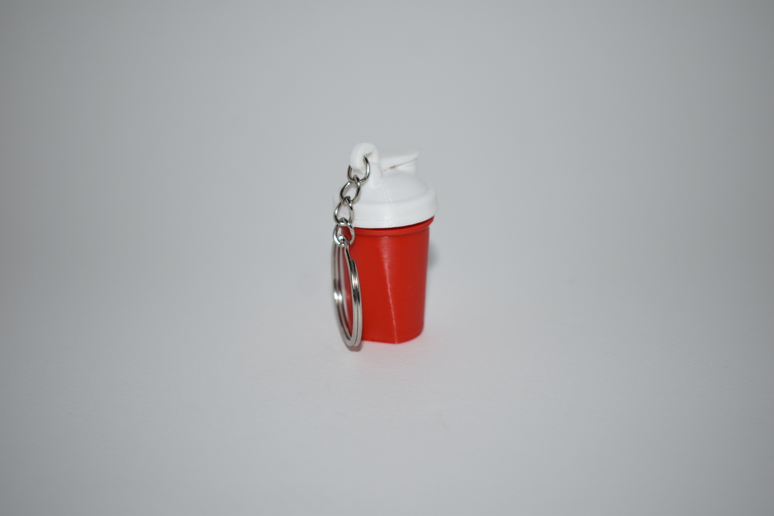 Kırmızı Protein Shaker Anahtarlık