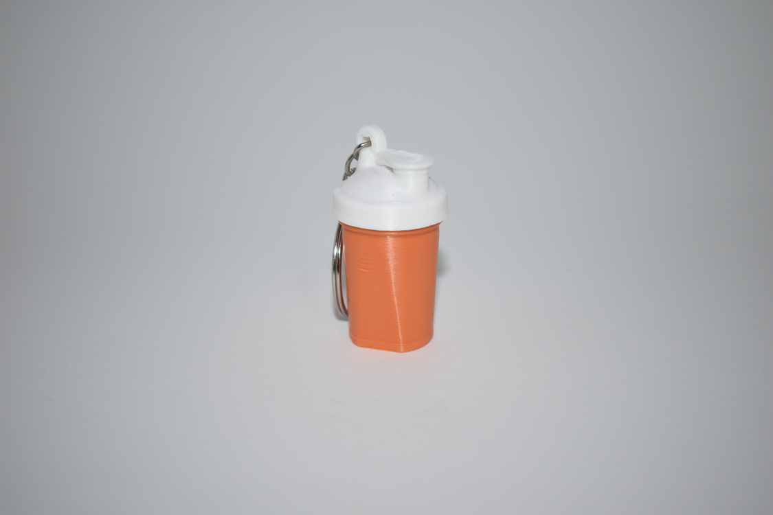 Turuncu Protein Shaker Anahtarlık