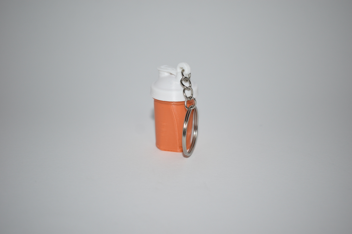 Turuncu Protein Shaker Anahtarlık
