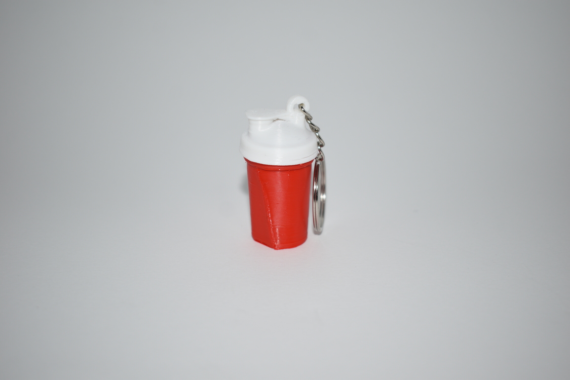 Kırmızı Protein Shaker Anahtarlık