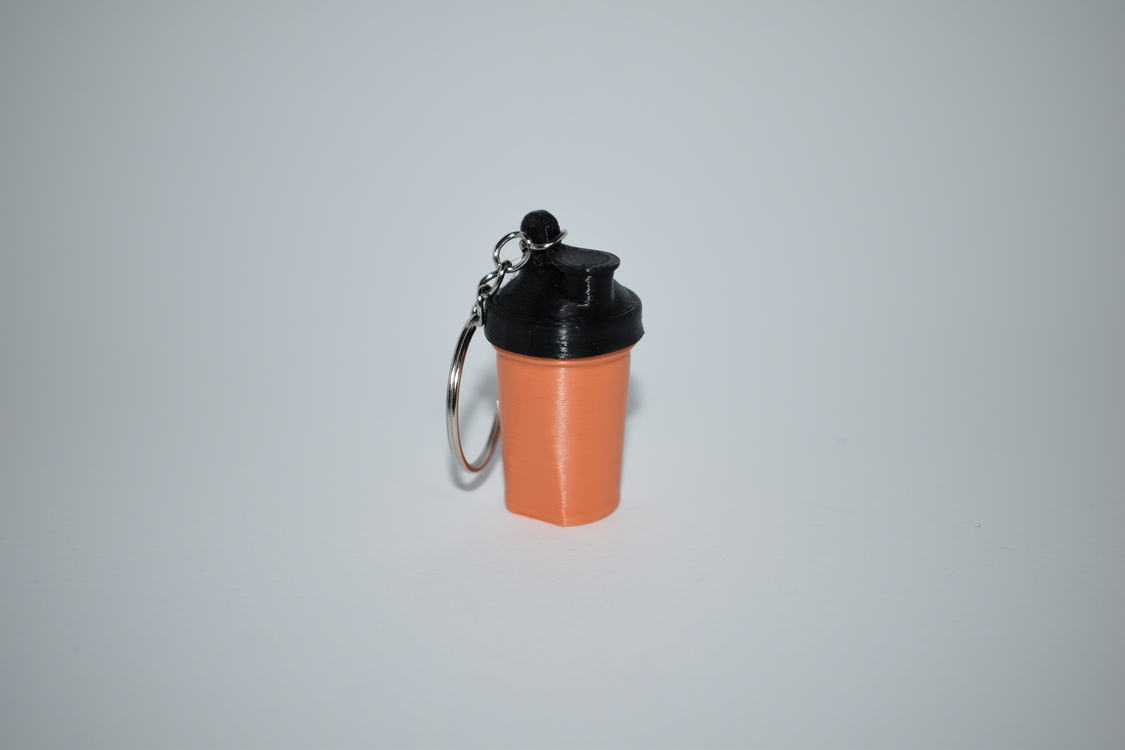 Turuncu Protein Shaker Anahtarlık