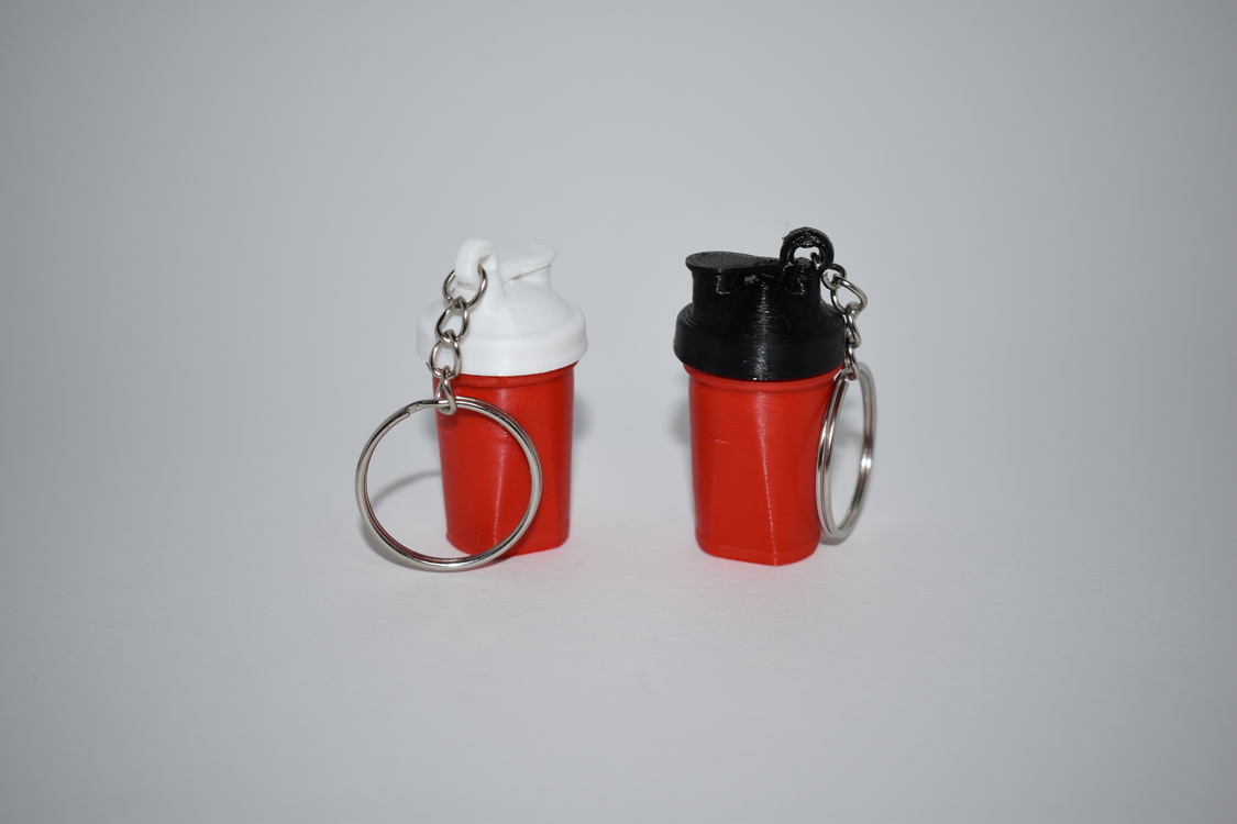 Kırmızı Protein Shaker Anahtarlık