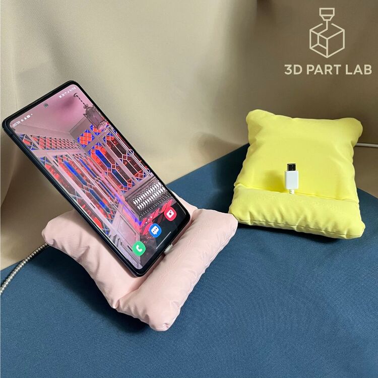 Yastık Görünümlü Telefon Şarj Standı