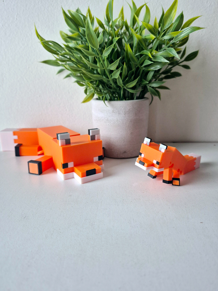 Minecraft Style Fox