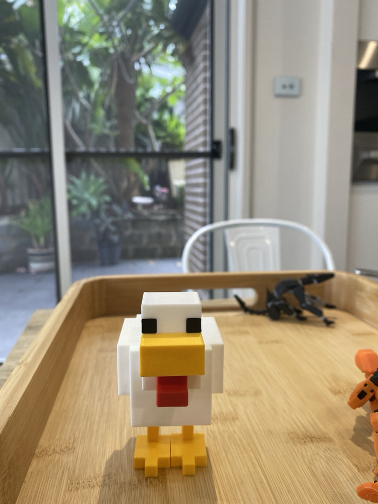Minecraft Style Chicken