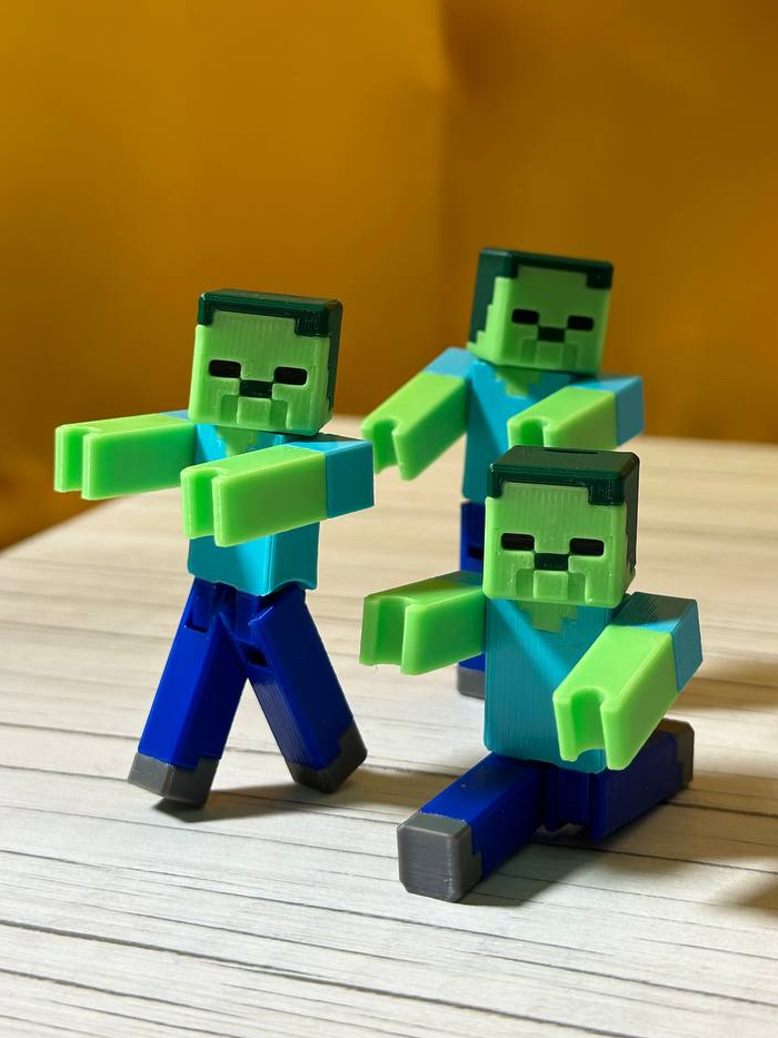 Minecraft Style Zombie