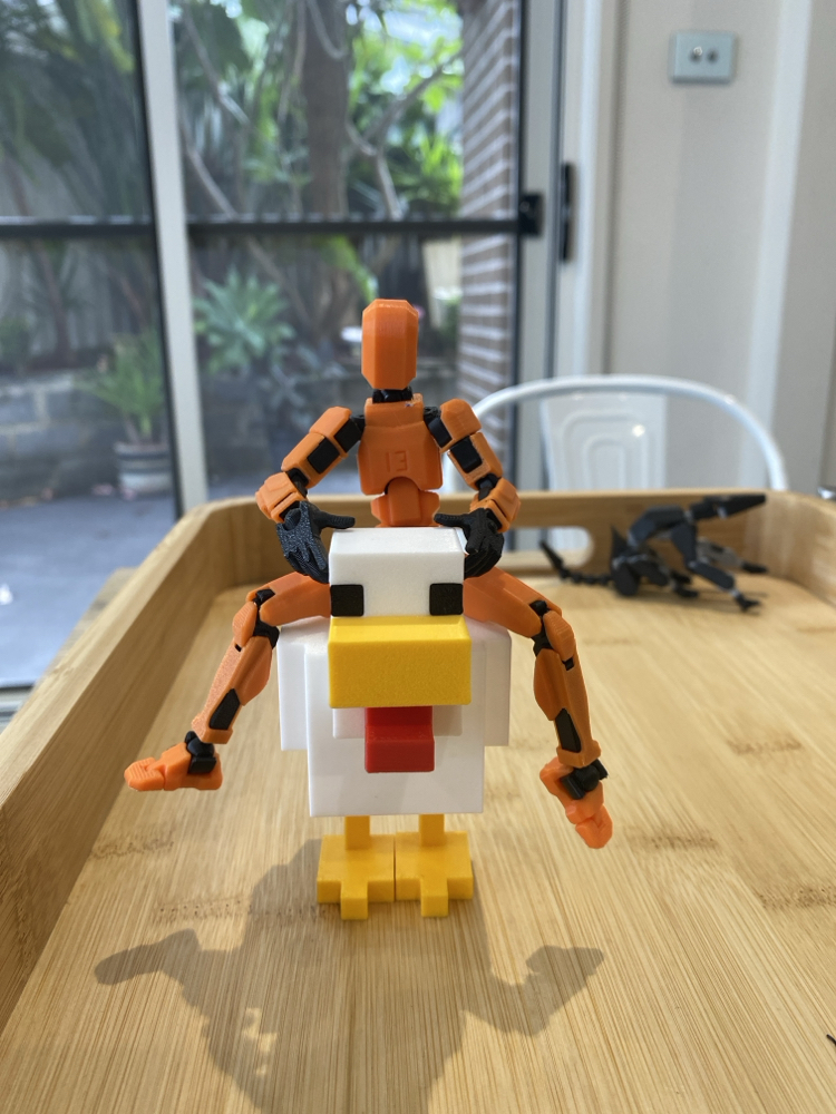 Minecraft Style Chicken