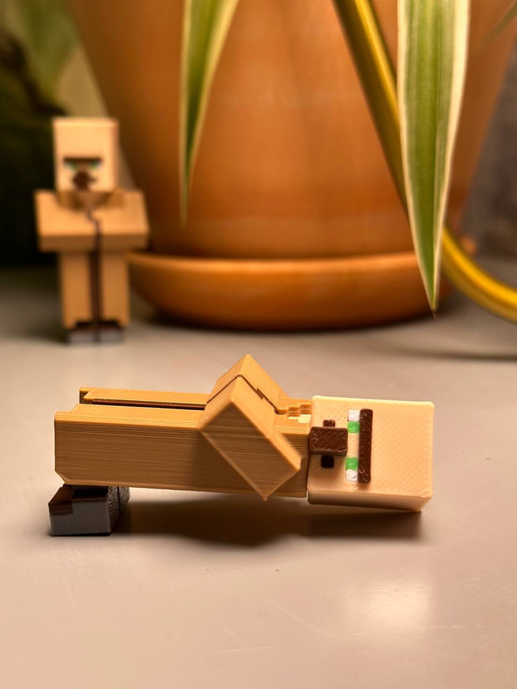 Minecraft Style Villager 