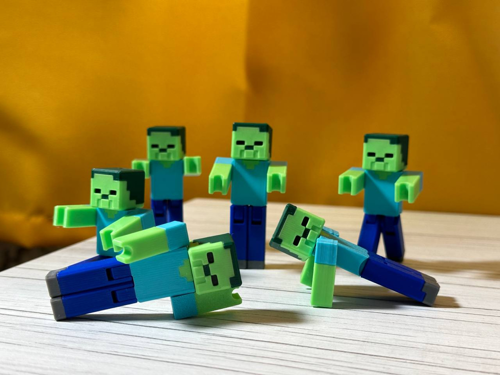 Minecraft Style Zombie