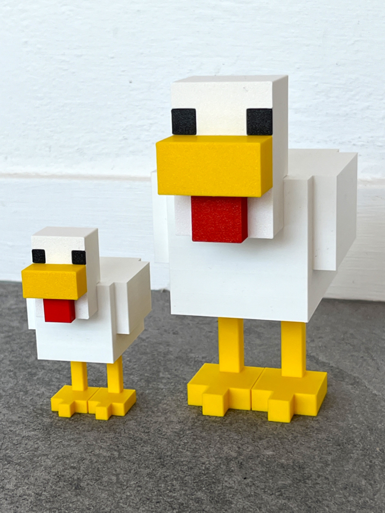 Minecraft Style Chicken