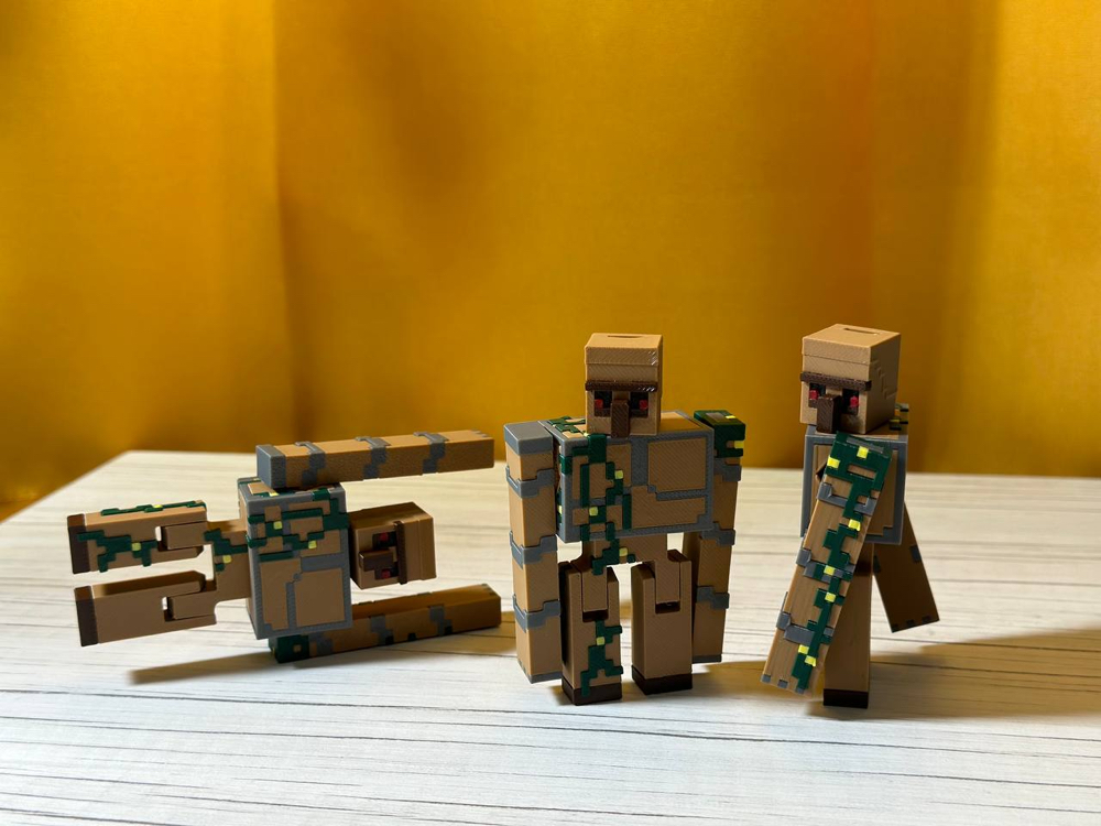 Minecraft Style Iron Golem