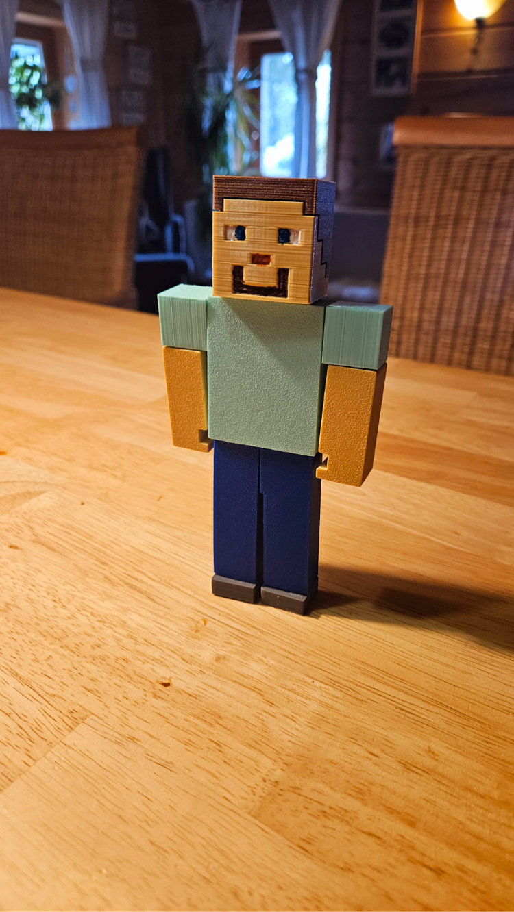 Minecraft Style Figur