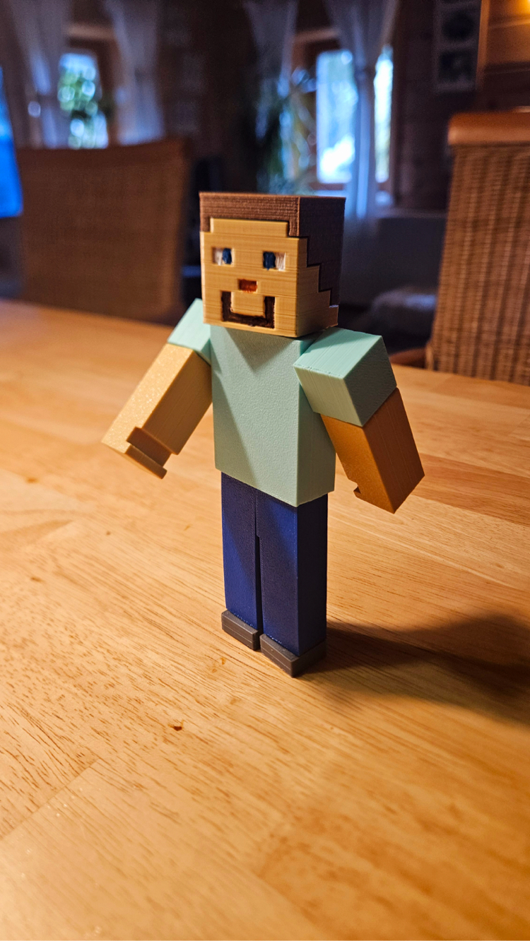Minecraft Style Figur
