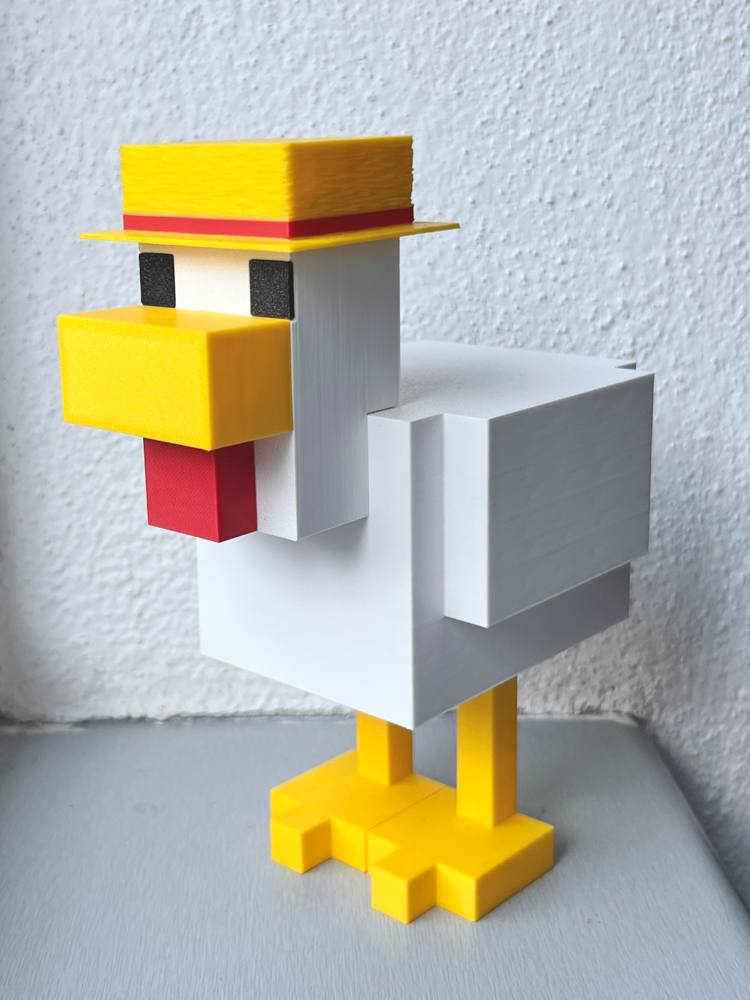 Minecraft Style Chicken