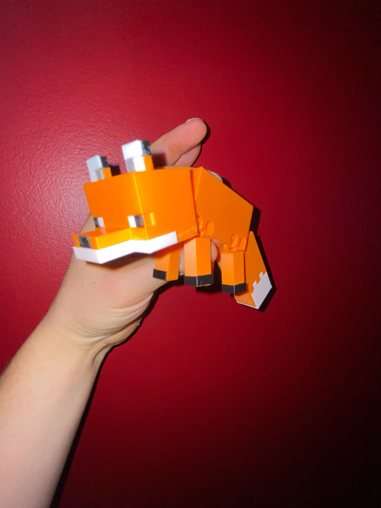 Minecraft Style Fox