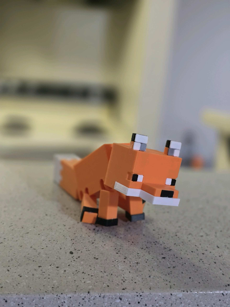 Minecraft Style Fox