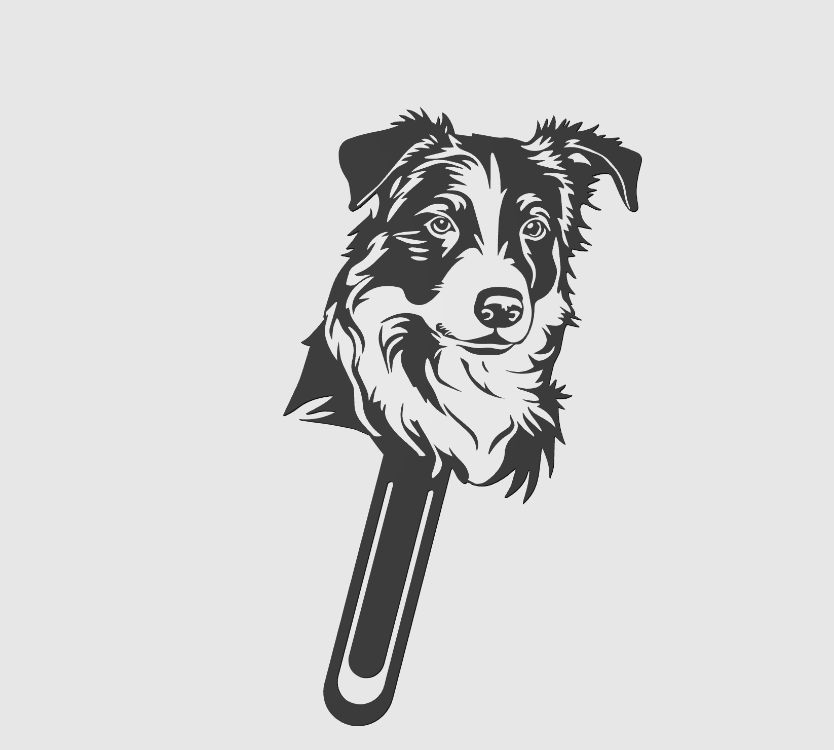 Border Collie Köpke Kitap Ayracı