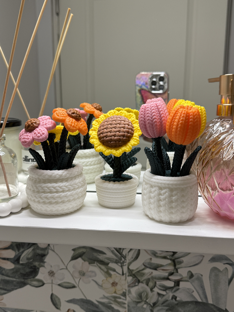 3lü çiçek set