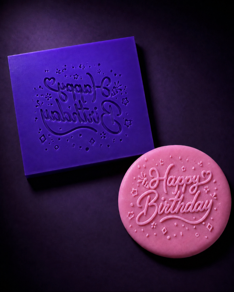 Happy Birthday | Baskı Kalıbı