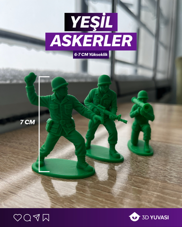 Oyuncak Yeşil Askerler (Tane)