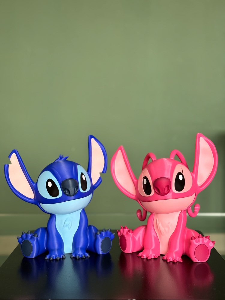 Stitch 3D Baskı Sabit Figür 10 cm
