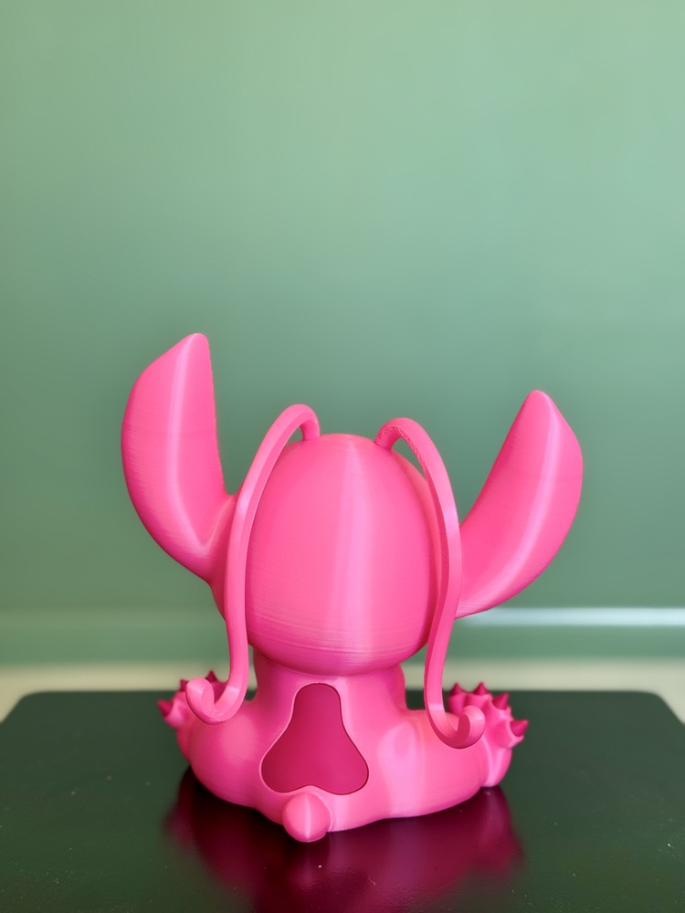 Stitch  Angel 3D Baskı Sabit Figür 10 cm