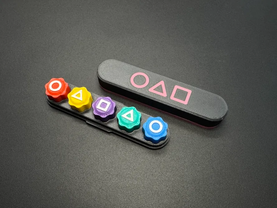 Squid Game 5 Taş 3D Baskı