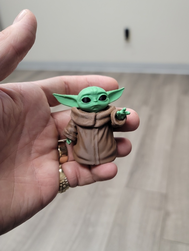 Baby Yoda Anahtarlık 3D Baskı – 5 cm