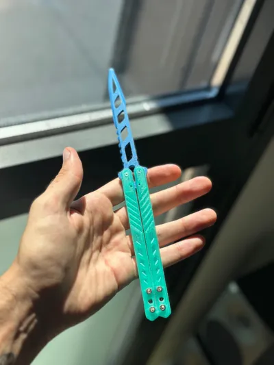 Butterfly Knife (Kelebek Bıçak) 3D Baskı