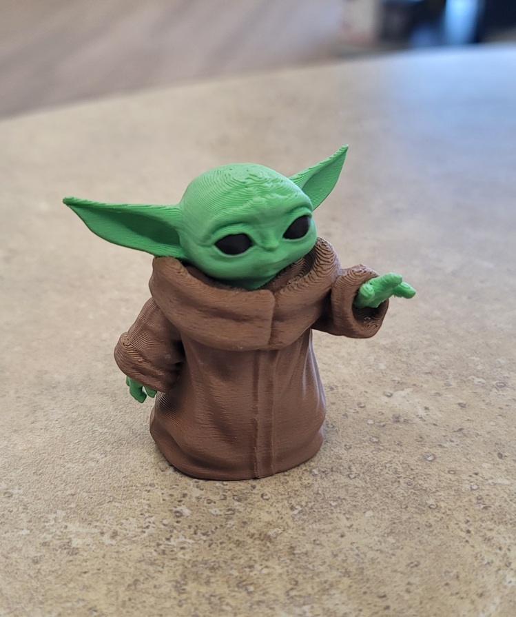 Baby Yoda Anahtarlık 3D Baskı – 5 cm
