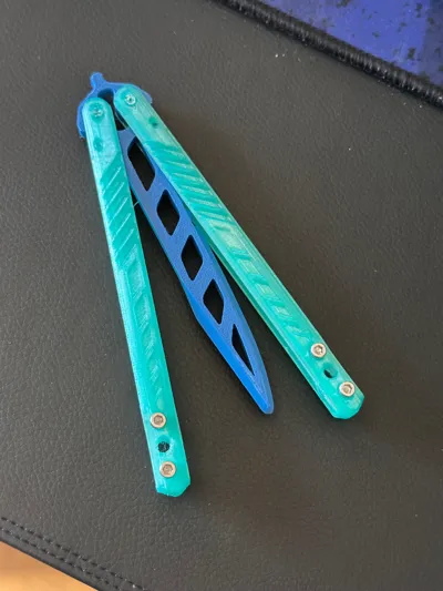 Butterfly Knife (Kelebek Bıçak) 3D Baskı