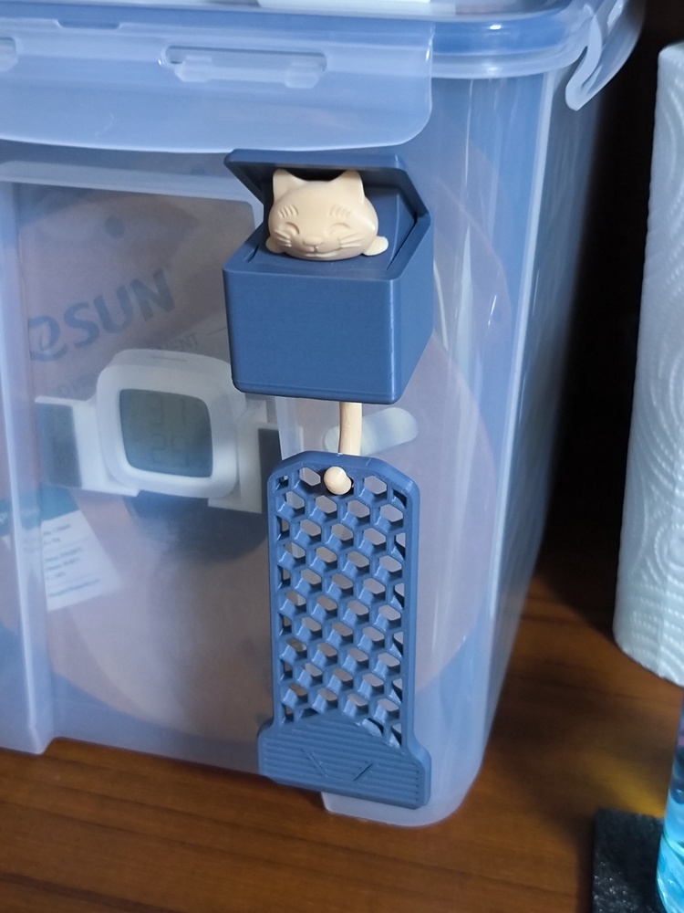 Kedi Kafalı Anahtarlık Askısı 3D Baskı